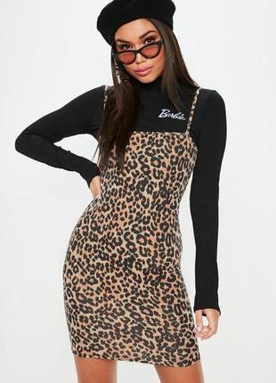 Сарафан в леопардовий принт