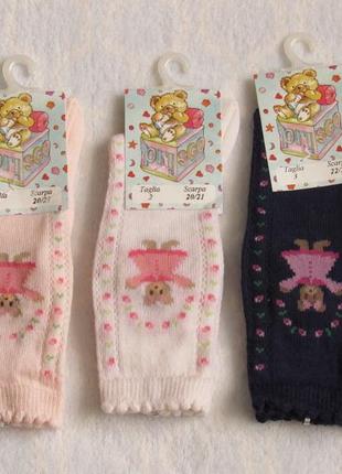 Носки высокие гольфы детские роз.22/23 от prisco италия новые