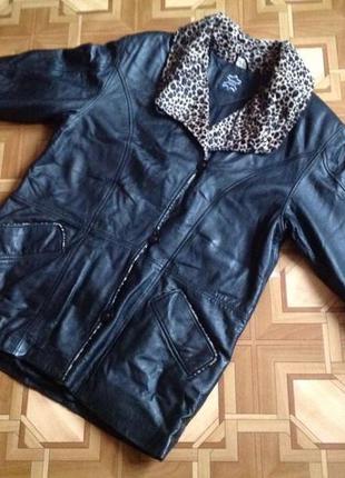 Женская кожаная куртка