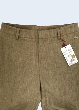 Шерстяные брюки бежевые burberry оригинал новые классические 38 s m люкс бренд4 фото