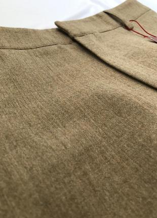 Вовняні штани бежеві burberry оригінал нові класичні 38 s m люкс бренд10 фото