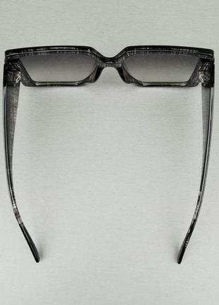 Tom ford очки женские солнцезащитные молные черно серые с градиентом4 фото