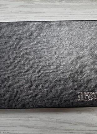 Универсальный кожаный чехол кошелек william polo оригинал (139black) черного цвета5 фото