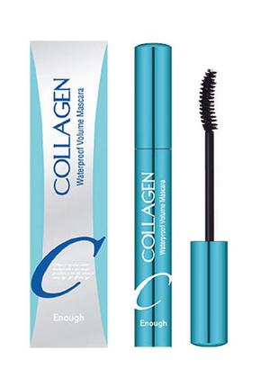 Водостійка туш enough collagen volume mascara waterproof