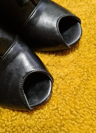 Туфли с открытым носком 39рр4 фото