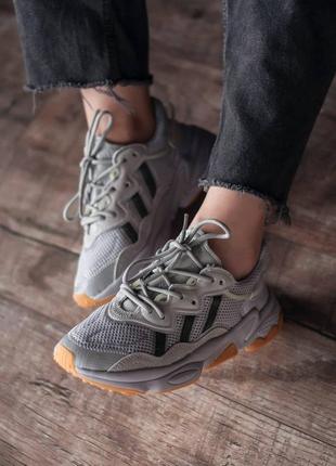 🌸adidas ozweego grey orange🌸жіночі кросівки адідас2 фото