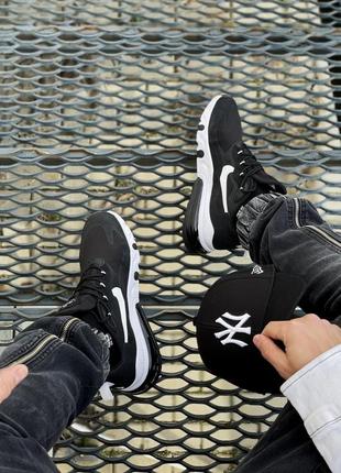 Стильные мужские кроссовки nike air max 270 react чёрные4 фото