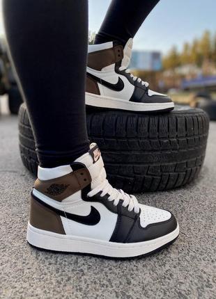 Nike air jordan 1 dark m кросівки джордан 1