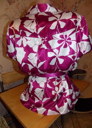 Мила атласна блузка5 фото