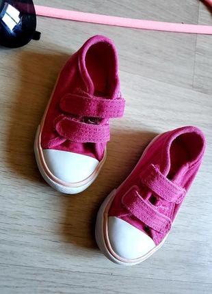 Кеды кроссовки converse яркие розовые джинс5 фото