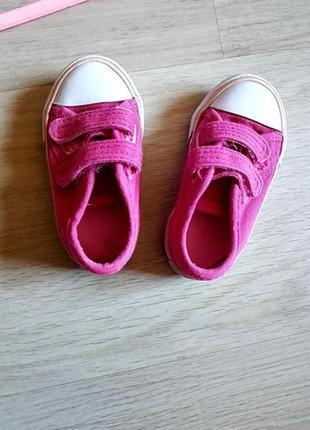 Кеды кроссовки converse яркие розовые джинс3 фото