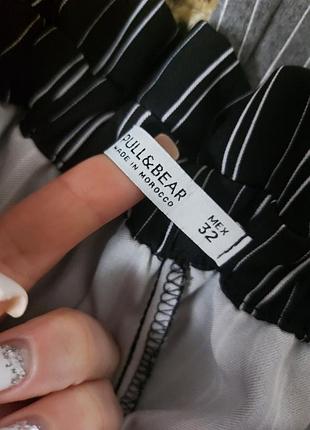 Брюки в полоску pull&bear 7