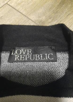 Платье трикотажное love republic зебра4 фото