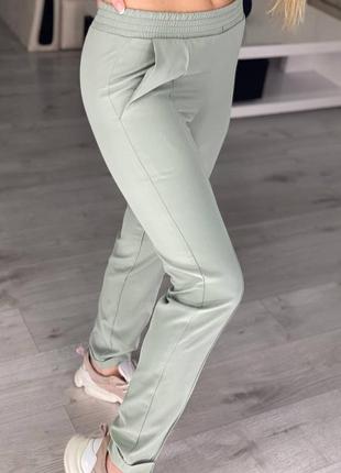 Женские деловые штаны большие размеры3 фото