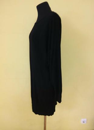 Черное платье свитер вискоза cubus раз.l-xl2 фото