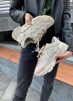 Кроссовки adidas ozweego beige кросівки4 фото