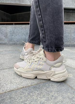 Кроссовки adidas ozweego beige кросівки7 фото