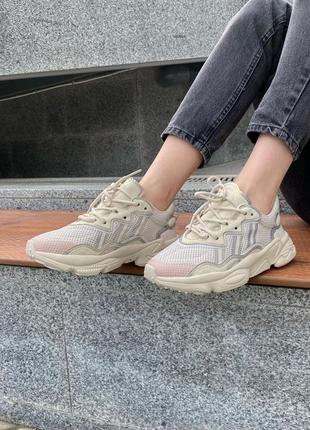 Кроссовки adidas ozweego beige кросівки3 фото