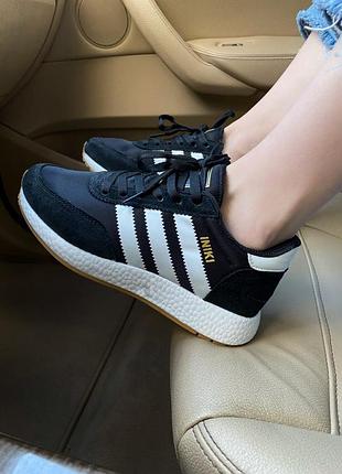 Кросівки adidas iniki black кросівки2 фото