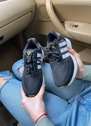 Кроссовки adidas iniki black кросівки3 фото