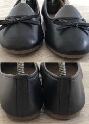 Базовые черный туфли балетки лодочки р.36/23 см7 фото