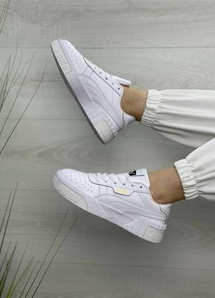 🔥женские кроссовки puma cali white3 фото