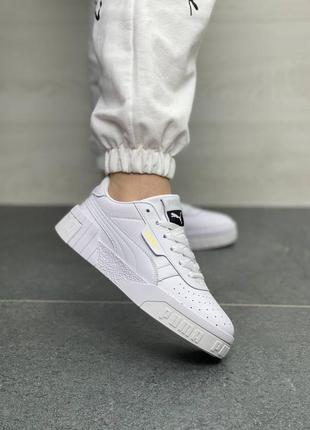 🔥женские кроссовки puma cali white6 фото