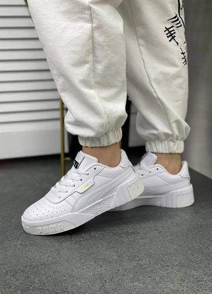 🔥женские кроссовки puma cali white4 фото