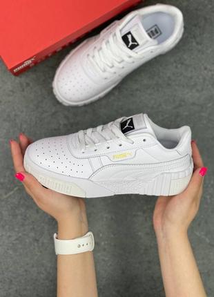 🔥женские кроссовки puma cali white8 фото