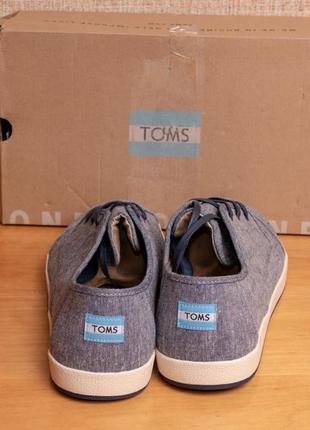 Оригинал! toms paseo мужские летние кеды. 30.5см стелька, 45 размер5 фото