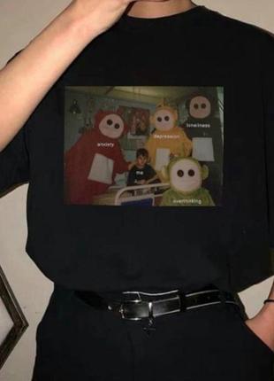 Футболка 𝙙𝙚𝙥𝙧𝙚𝙨𝙨𝙞𝙤𝙣