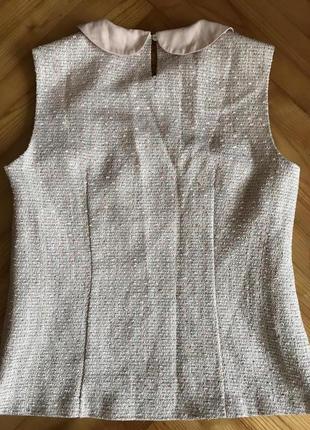 Laura ashley-элегантная блуза из ткани букле! р.-36/382 фото