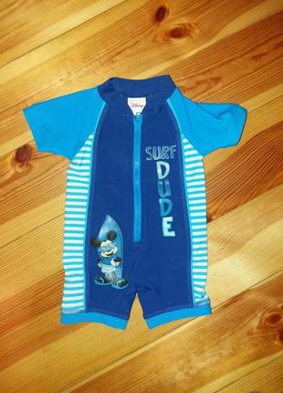 Купальный солнцезащитный костюм для мальчика для отдыха бассейна1 фото