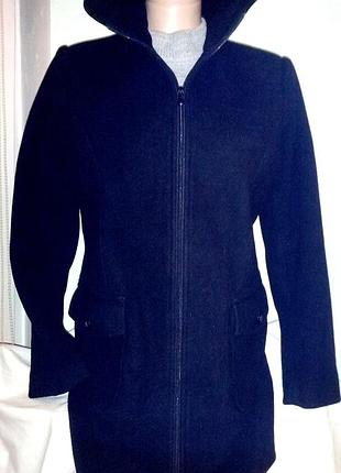 Шикарное черное пальто,42-46разм,amma+rachel