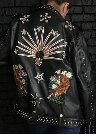 Шкіряна куртка-косуха