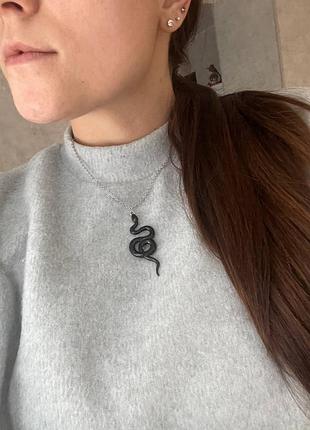 Текстурна змія \ підвіска \ епоксидна смола