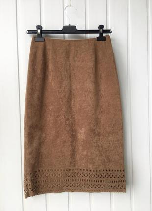 Красивая винтажная юбка, юбка карандаш1 фото