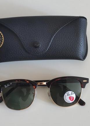 Редкая модель ray-ban clubmaster rb3016 990/58 49mm!!!1 фото