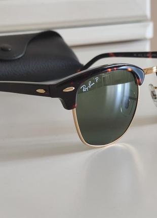 Редкая модель ray-ban clubmaster rb3016 990/58 49mm!!!6 фото