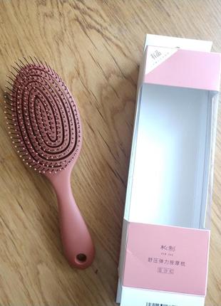 Массажная расческа xiaomi xin zhi massage comb brown8 фото