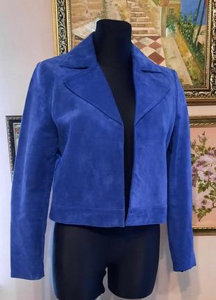 Куртка/піджак оверсайз натуральний замш, розмір м-l