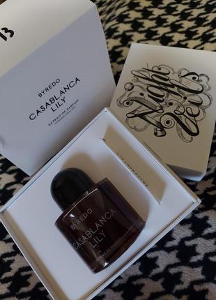 Casablanca lily byredo 5 ml extrait de parfum, духи, отливант2 фото