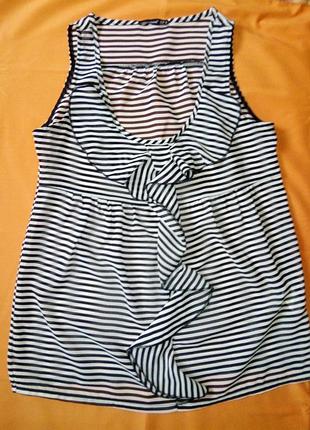 Шифоновая блузочка в полоску