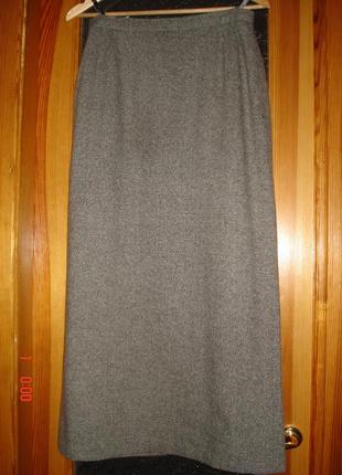 Длинная юбка шерсть шёлк