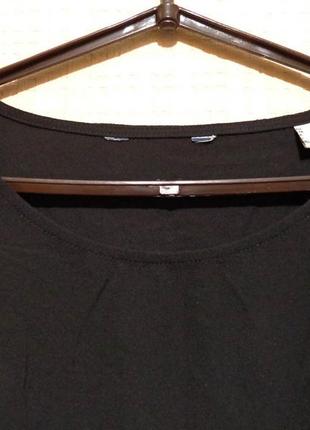 Фирменная блуза с воланами черного цвета размер евро 36 тсм tchibo6 фото