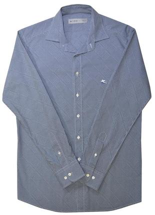 Рубашка etro milano с эксклюзивным принтом, оригинал, италия1 фото