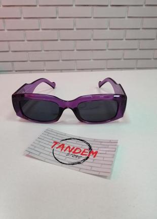 Стильні сонцезахисні окуляри фіолетові bb1 фото