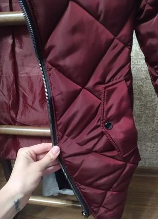 Удлиненный бомбер,куртка,бомпер,стеганное пальто3 фото
