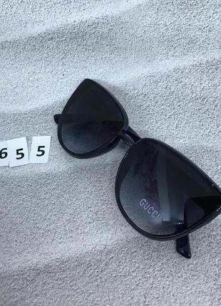 Стильні чорні сонцезахисні окуляри к. 26554 фото