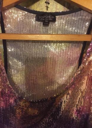 Майка паєтки топ